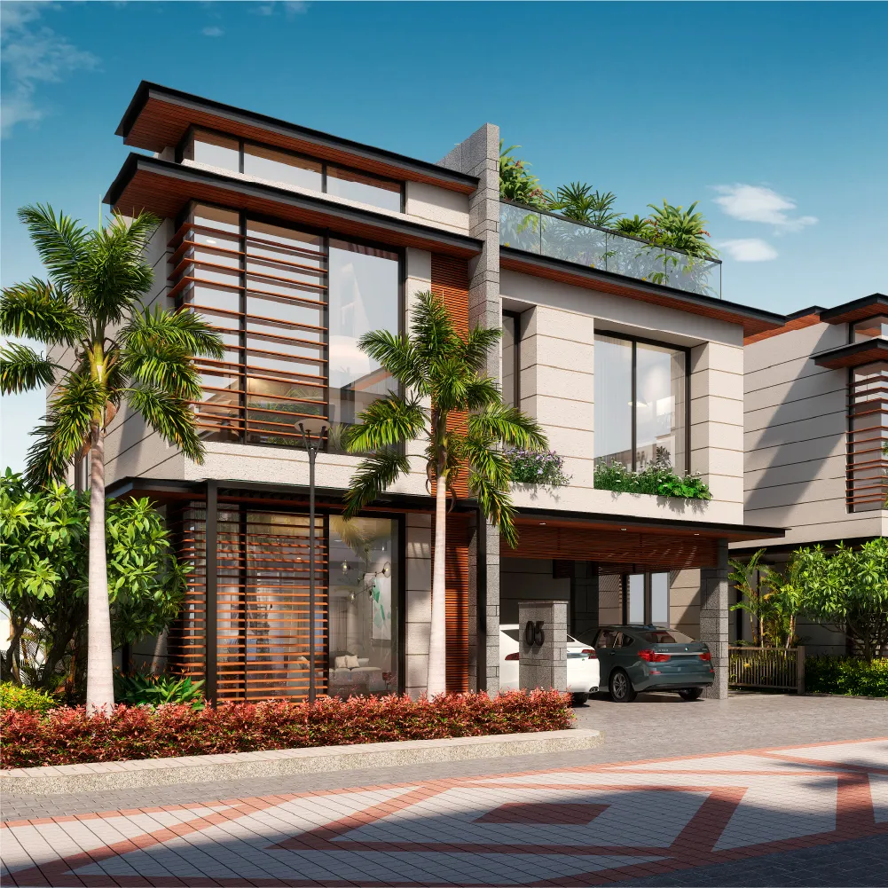 Insightful villa design for sale in Akkarai, ECR